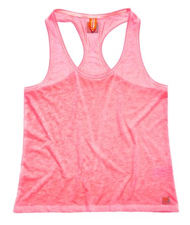 Super Sewn Burnout Vee Tank Top Image 2