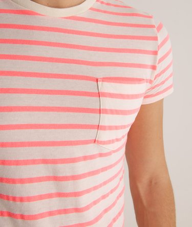 Stripe Pocket T-Shirt Image 5