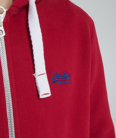 Orange Label Zip Hoodie Image 8