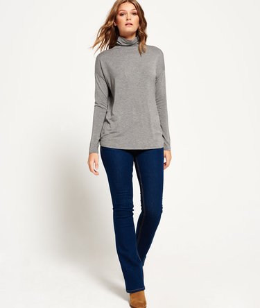 Slinky Turtleneck Top Image 2