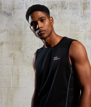 Core Train Wick Mesh Pique Tank Top Image 6