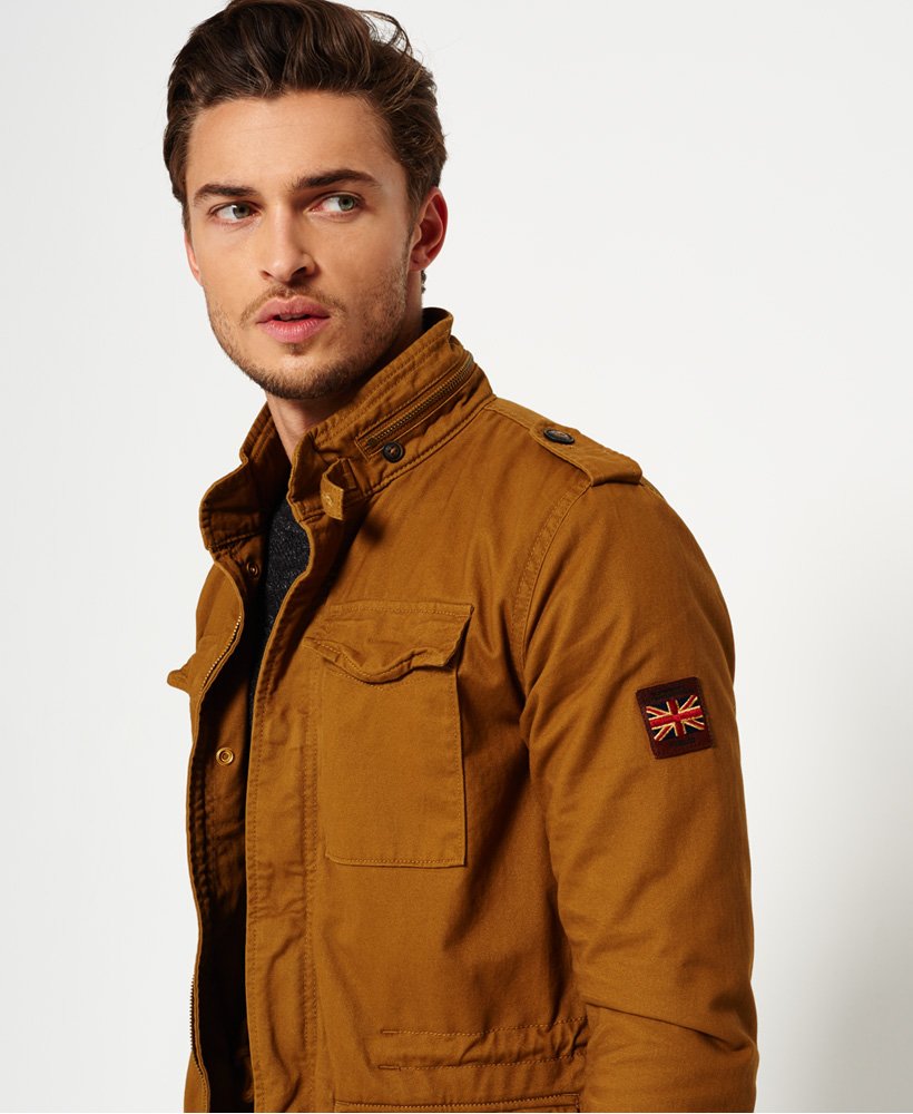 mens Winter Field Jacket in Tobacco | Superdry CA-EN