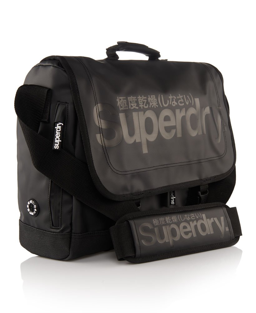 Unisex Tarpaulin Laptop Bag in BLACK/BLACK | Superdry CA-EN