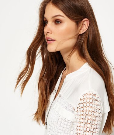 Analee Lacy Bomber Jacket Image 4