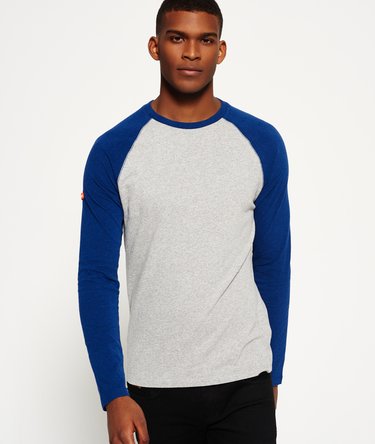 Orange Label Grit Baseball T-shirt Image 1