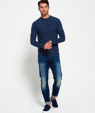 Dartmouth Stripe Long Sleeve Pocket T-shirt Image 3