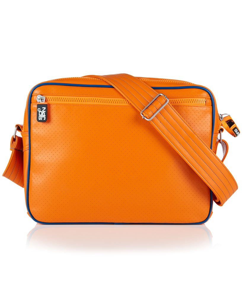 mens Dry Zip Messenger Bag in Jaffa Orange | Superdry CA-EN