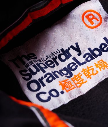 Orange Label hoodie met rits Image 6