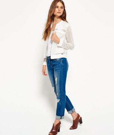 Analee Lacy Bomber Jacket Image 3