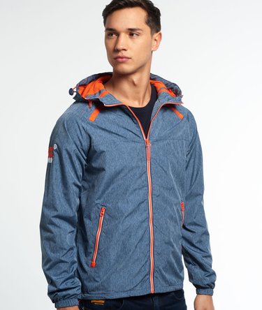 Dual Zip Through Tri Colour Cagoule Image 1