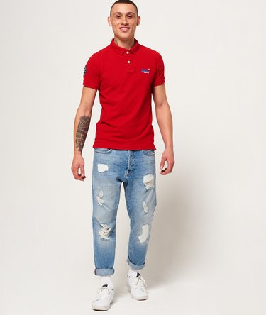 Classic Piqué-polo met korte mouwen Image 3