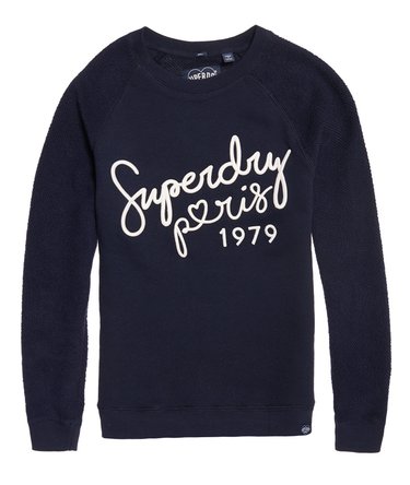 Applique Slim Crew Top Image 2