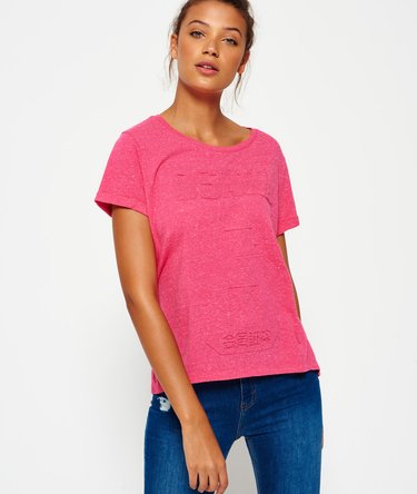 Osaka Embossed Bright Boyfriend T-shirt Image 1