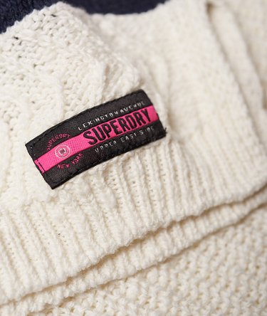 Atlantic Stripe Rib Knit Jumper Image 7