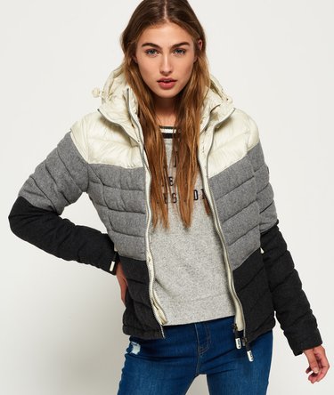 Fuji Chevron Mix Hooded Jacket Image 1