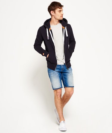 Orange Label hoodie met rits Image 3
