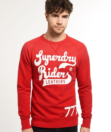 Worn Wash sweater met ronde hals Image 1
