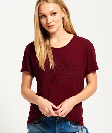 Schmal geschnittenes Vintage Logo Boyfriend-T-Shirt Image 1
