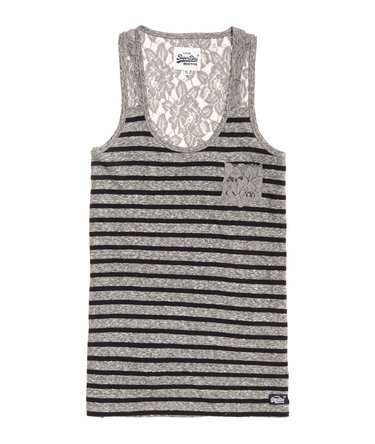 Canotta con inserti in pizzo Super Sewn Image 2