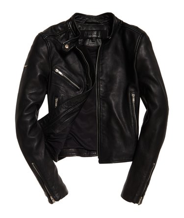 Malibu Leather Racer Jacket Image 1