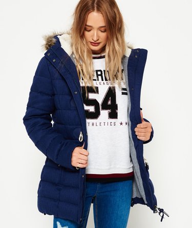 Tall Marl Toggle Puffle Jacket Image 1
