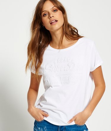 Vintage Logo Embossed Boyfriend T-shirt Image 1