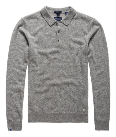Leading Cashmere Polo Jumper Image 2