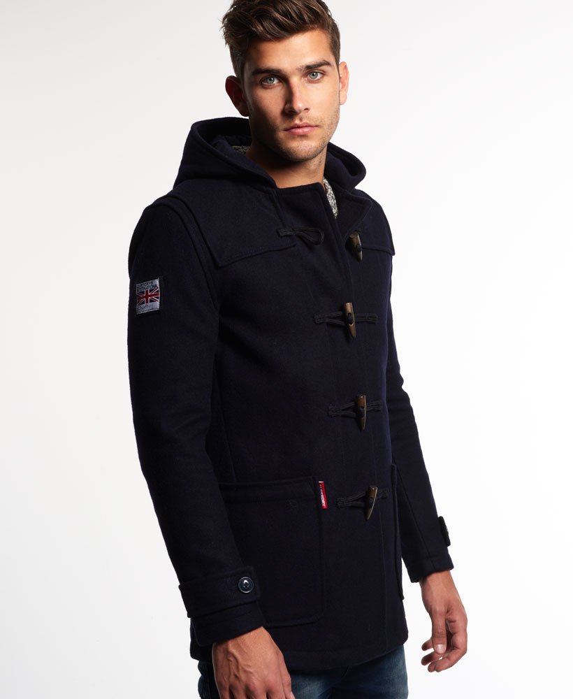 mens Rookie Duffle Coat in Navy | Superdry CA-EN