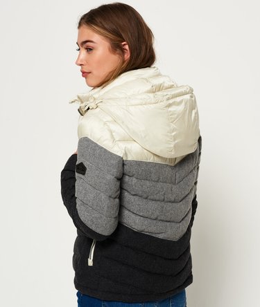 Fuji Chevron Mix Hooded Jacket Image 4