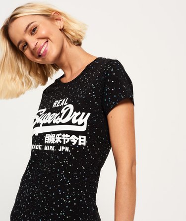 Vintage Logo Star All Over Print T-Shirt Image 5
