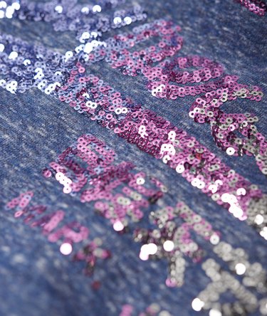 Vintage Logo Sequin Hoodie Image 7