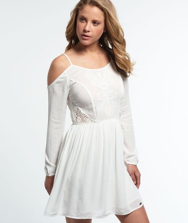 Sheer Lacy Peekaboo Dress Image 1