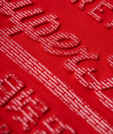 Vintage Logo Embossed Hoodie Image 7