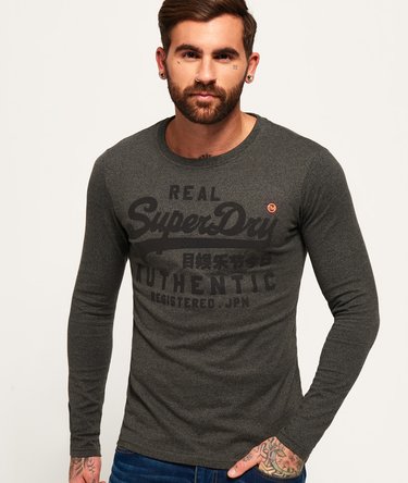 Vintage Authentic Long Sleeve Tonal T-Shirt Image 1