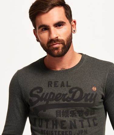 Vintage Authentic Long Sleeve Tonal T-Shirt Image 5