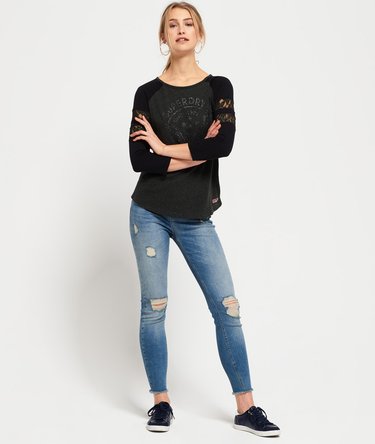 Lace Insert Baseball Top Image 3