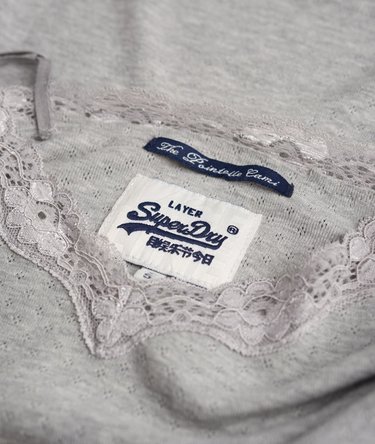 Essentials Pointelle topp med tynne stropper Image 5