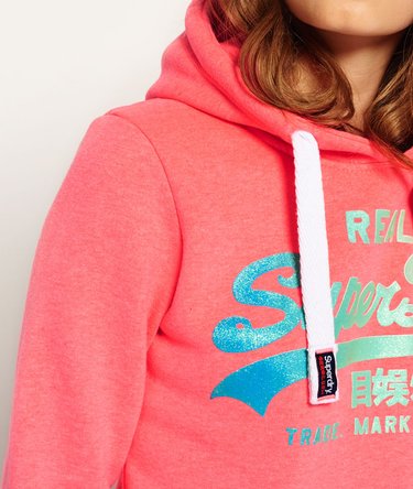 Vintage Logo Fade Hoodie Image 4