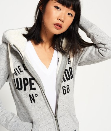 Applique Zip Hoodie Image 1