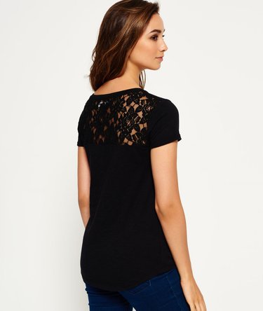 T-shirt brut à dentelle Super Sewn Image 1