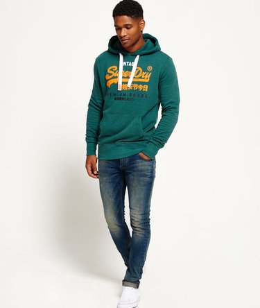 Sudadera tricolor con capucha Premium Goods Image 3