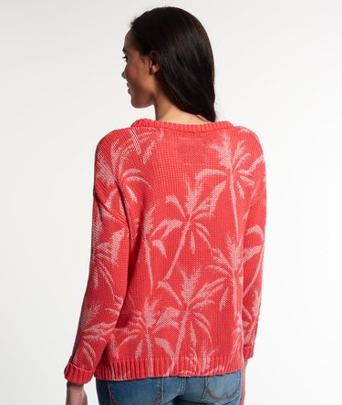 Jersey de punto Palm Print Slouch Image 4