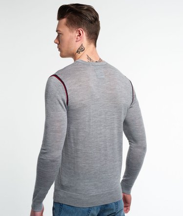 Signature Merino Vee Neck Jumper Image 4
