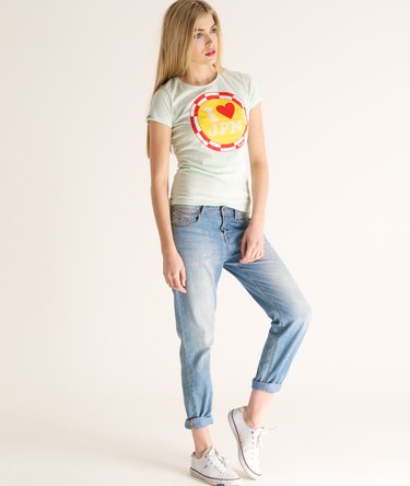 Pin Badge T-shirt Image 3