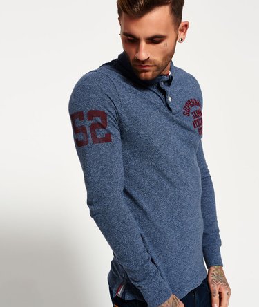 Super State Long Sleeve Polo Shirt Image 4