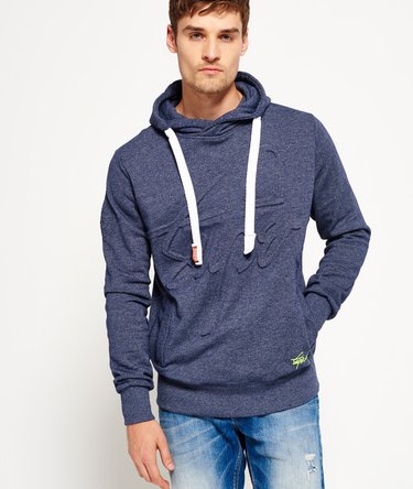 Embossed Crew Hoodie Image 1