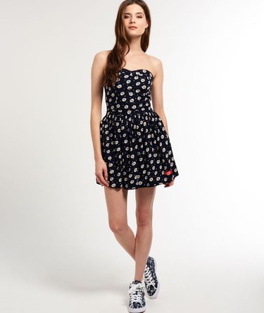 50's Meadow Print Dress Image 3