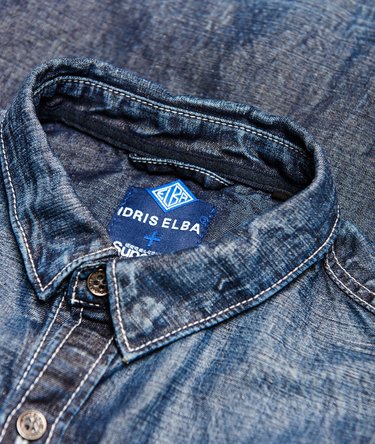 IE Ghost Button Down Denim Shirt Image 6