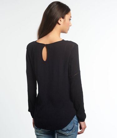 Folk Lace Panel Blouse Image 4