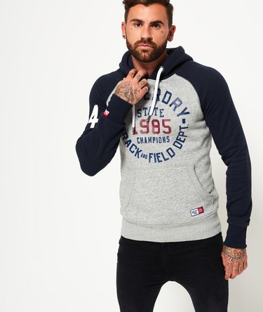 Track & Field Baseball Hoodie Image 1